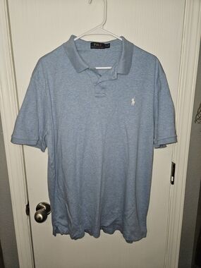 Polo by Ralph Lauren Men’s Classic Short-Sleeve Polo - Light Blue